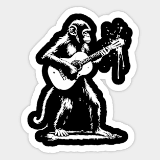 monkey rock Sticker